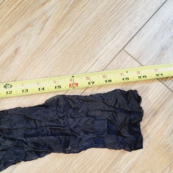 Liv‎ By Habitat Sheer Black Dress Pullover Women's Sz M Dark Academia Goth - Picture 9 of 12